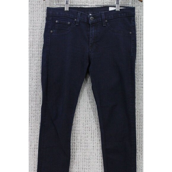 Rag & Bone Jeans Womens Size 29 Blue Dark Washed Legging Style Stretch Cotton - Picture 2 of 8